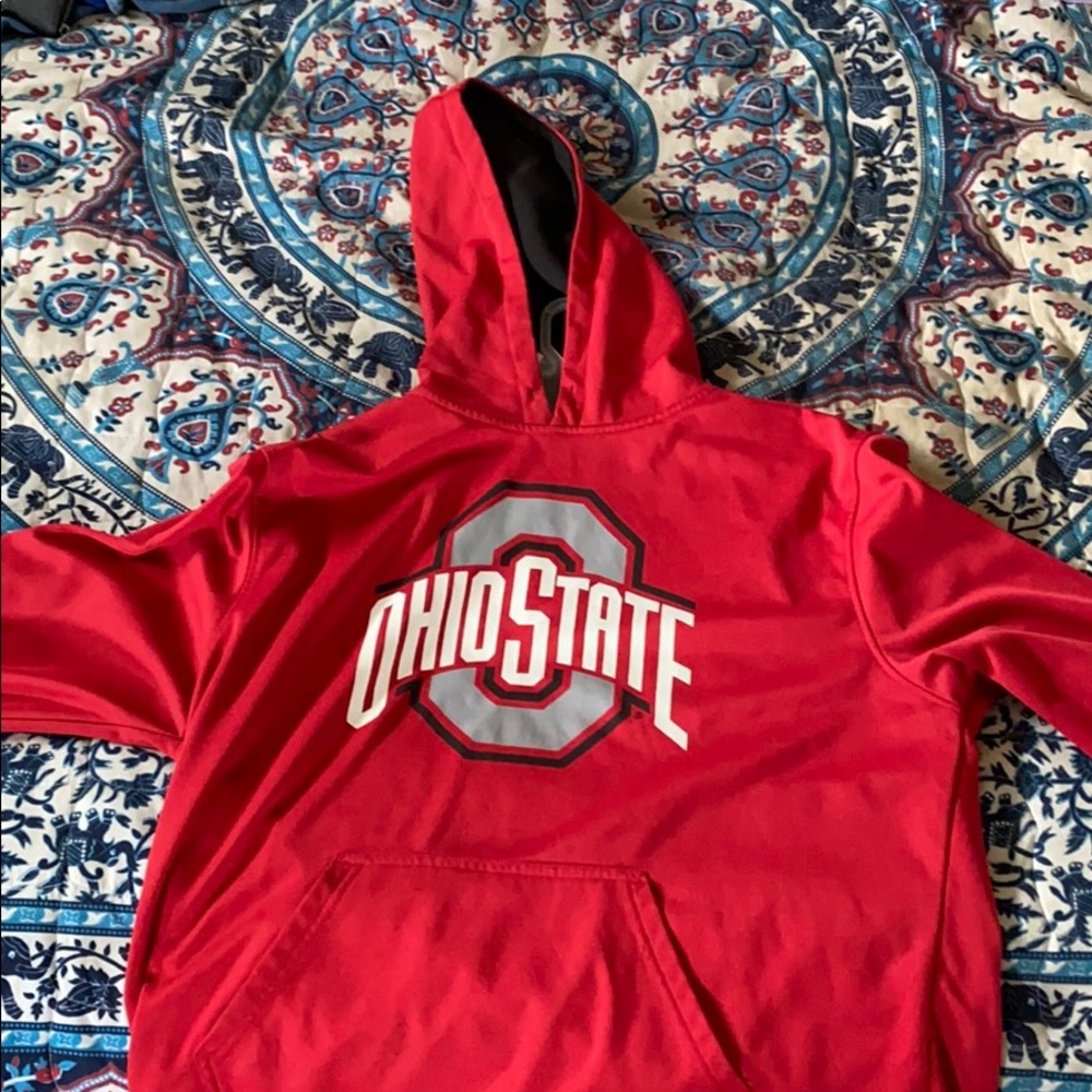 An Ohio state hoodie